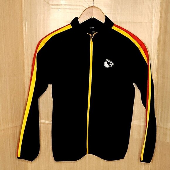 Kansas City Chiefs Womens New Womens Black Full Zip Jacket - Picture 1 of 9
